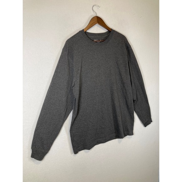 Workwear Carhartt Mens Medium Gray Long Sleeve Graphic Logo T-Shirt TK0231-M - Picture 10 of 10